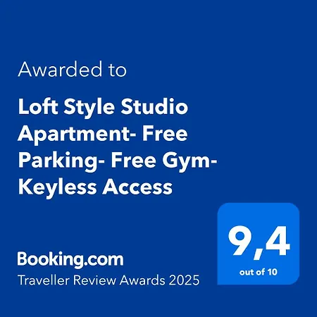 아파트 Loft Style Apartment- Free Parking- Free Gym- Keyless Access 타르투